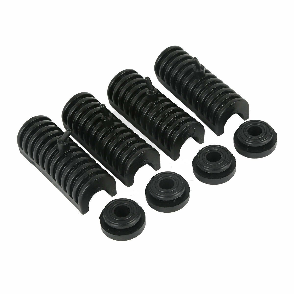 Rubber Grommets Cushions Hard Saddlebag Support Fit For Harley Touring 1994-2013